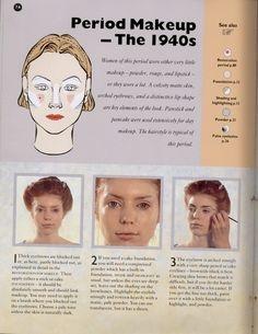 1940s-hair-and-makeup-tutorial-74_6 Les in haar en make-up uit 1940