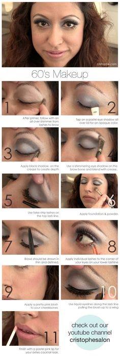 60s-hair-and-makeup-tutorial-62 60s hair and make-up tutorial