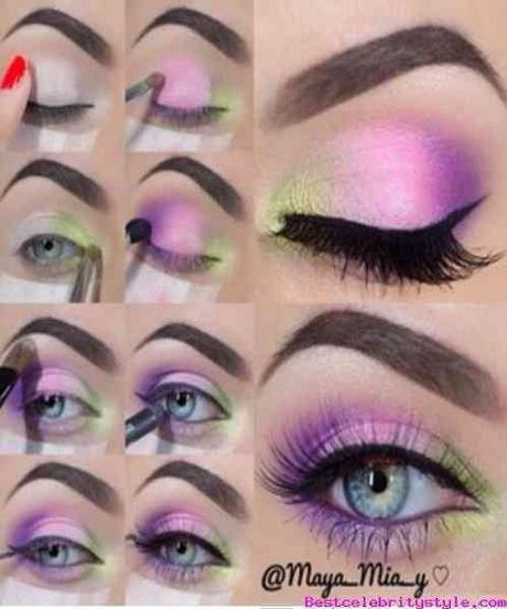 Een roze make-up tutorial