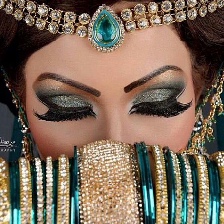 arabic-bridal-makeup-step-by-step-15_9 Arabische bruids make-up stap voor stap