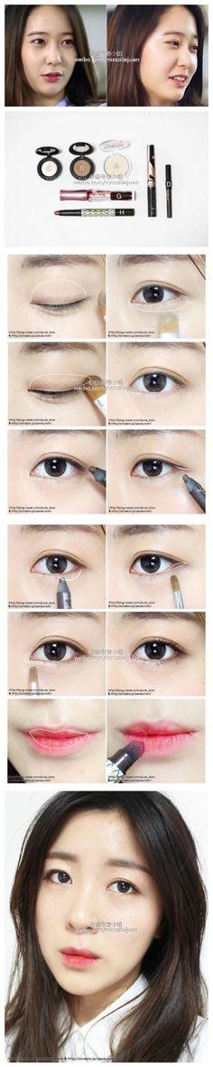 asian-makeup-tutorial-for-beginners-50_8 Aziatische make-up les voor beginners