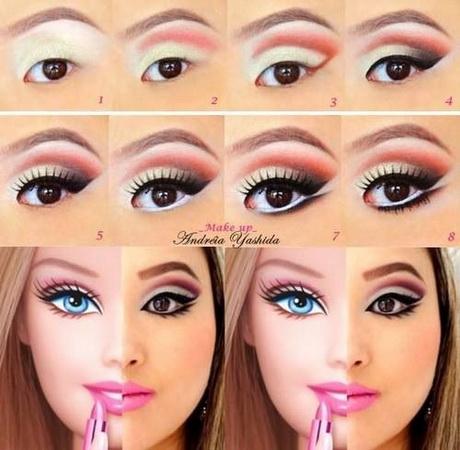 barbie-inspired-makeup-tutorial-94_6 Barbie geïnspireerde make-up les