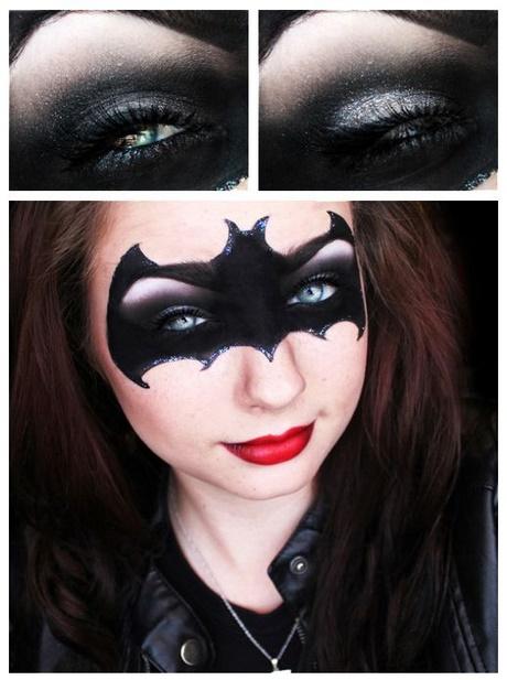 bat-woman-makeup-tutorial-89 Bat woman make-up les