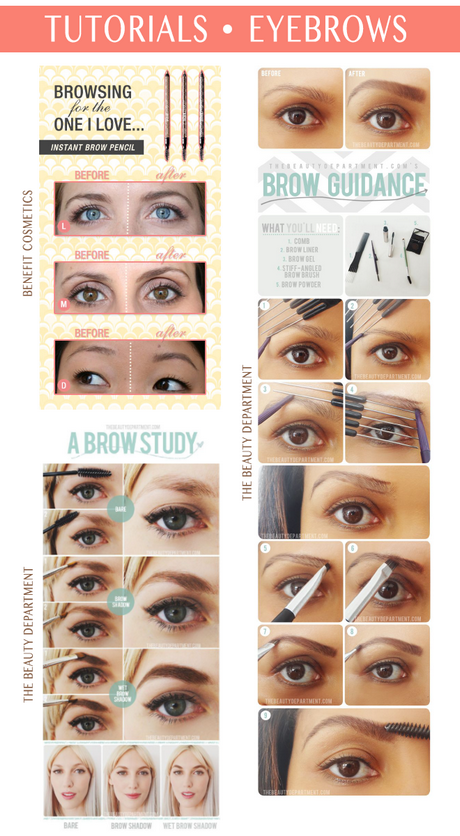 Benefit eyebrow make-up tutorial