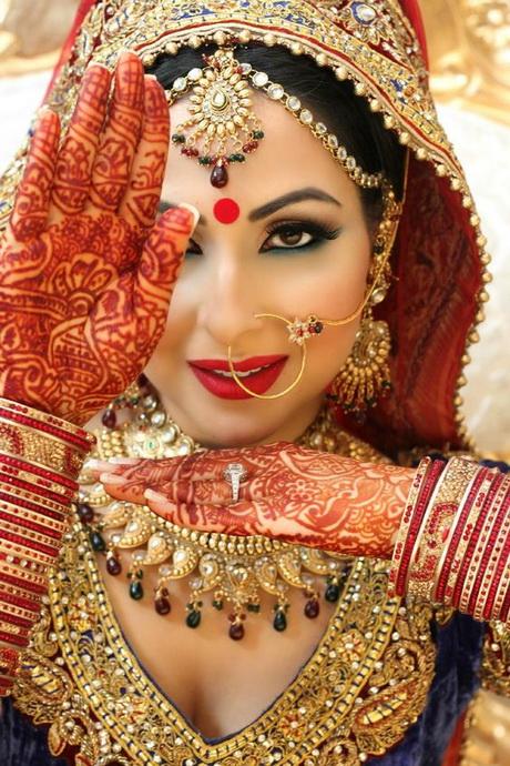 bengali-bridal-makeup-indian-step-by-step-88_10 Bengali bruids make-up Indiaas stap voor stap