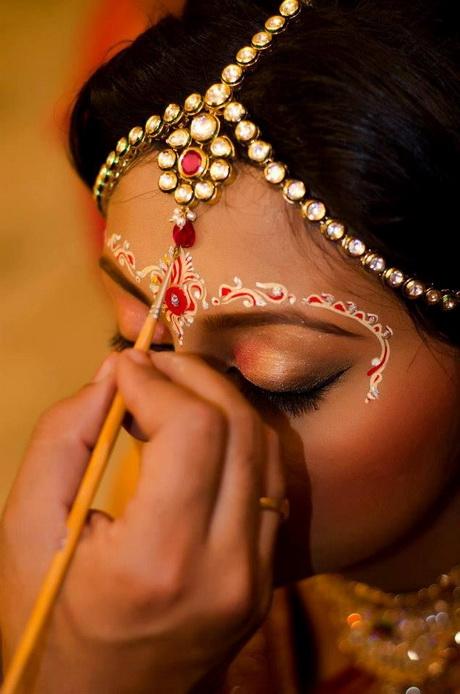 bengali-bridal-makeup-indian-step-by-step-88_4 Bengali bruids make-up Indiaas stap voor stap
