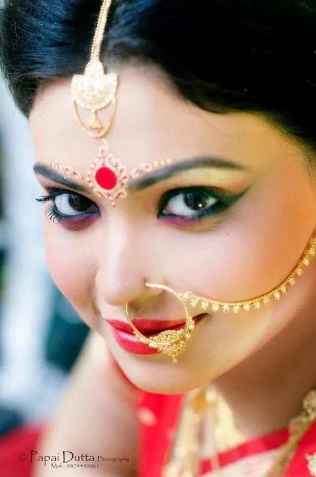 bengali-bridal-makeup-indian-step-by-step-88_5 Bengali bruids make-up Indiaas stap voor stap