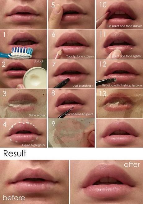 big-lip-makeup-tutorial-30_2 Grote lip make-up les