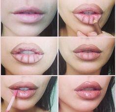 big-lip-makeup-tutorial-30_7 Grote lip make-up les