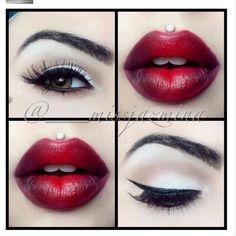 big-lip-makeup-tutorial-30_9 Grote lip make-up les