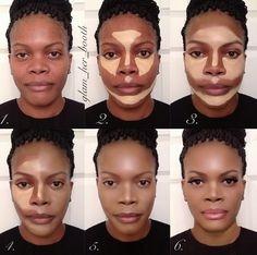 black-girl-makeup-tutorial-08_6 Les voor Zwarte meisjes make-up