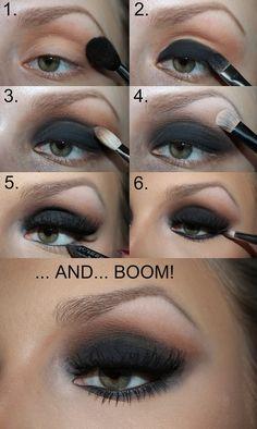 black-smokey-eye-makeup-step-by-step-73_12 Zwarte smokey oog make-up stap voor stap