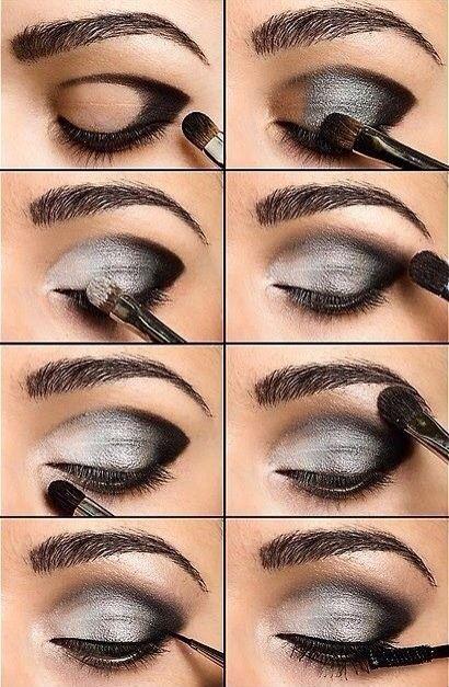 black-smokey-eyes-makeup-tutorial-96_12 Black smokey eyes make-up les