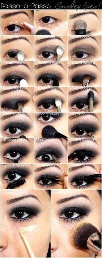 black-smokey-eyes-makeup-tutorial-96_2 Black smokey eyes make-up les