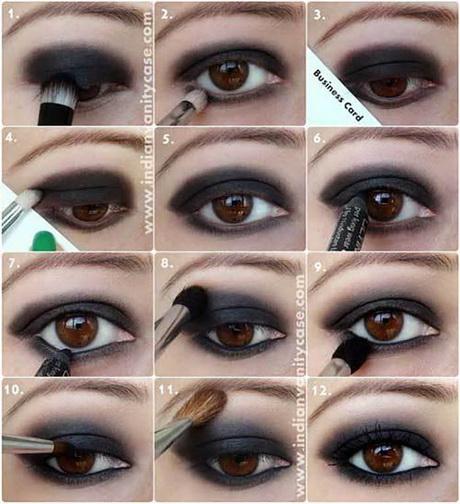 black-smokey-eyes-makeup-tutorial-96_3 Black smokey eyes make-up les