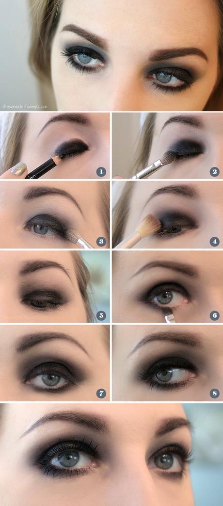 black-smokey-eyes-makeup-tutorial-96_4 Black smokey eyes make-up les