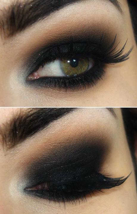 black-smokey-eyes-makeup-tutorial-96_5 Black smokey eyes make-up les