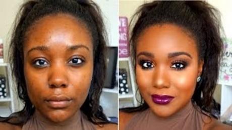 black-women-makeup-tutorial-for-beginners-74_9 Zwarte vrouwen make-up les voor beginners