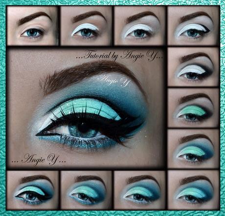 blue-and-green-makeup-tutorial-89_10 Les blauw en groen make-up