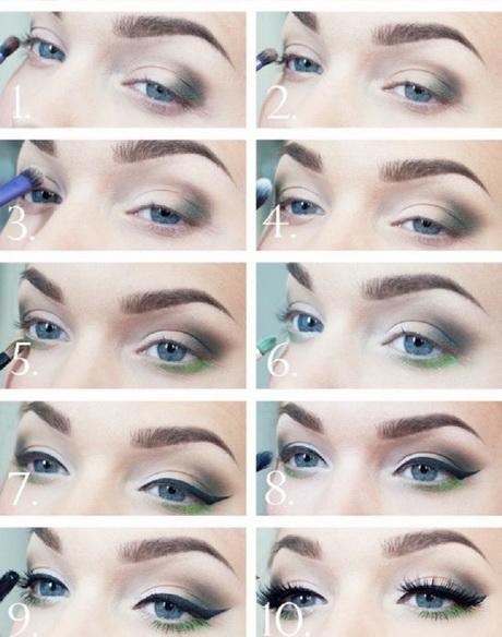 blue-and-green-makeup-tutorial-89_11 Les blauw en groen make-up