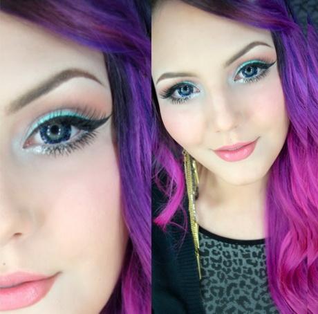 blue-and-green-makeup-tutorial-89_12 Les blauw en groen make-up