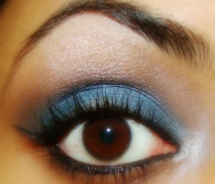 blue-eye-makeup-for-brown-eyes-tutorial-91_2 Blauw oog make-up voor bruine ogen tutorial