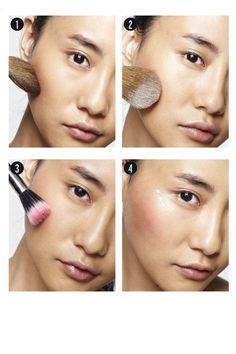 blusher-makeup-step-by-step-06 Blusher Make-up stap voor stap