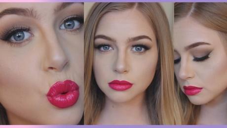 bold-pink-lip-makeup-tutorial-95_5 Vet roze lip make-up les