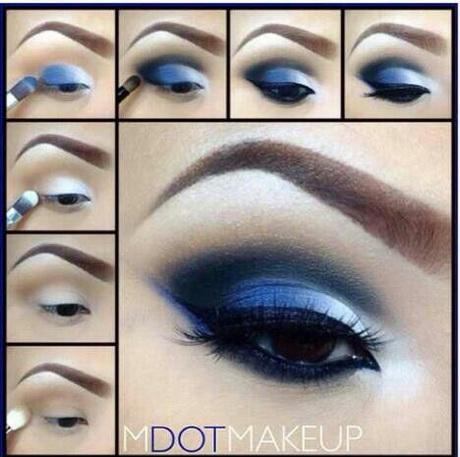 bright-blue-eye-makeup-tutorial-79 Helderblauwe oog make-up les