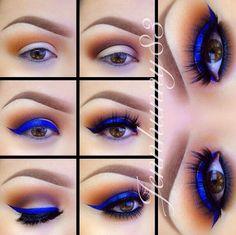 bright-blue-eye-makeup-tutorial-79_4 Helderblauwe oog make-up les