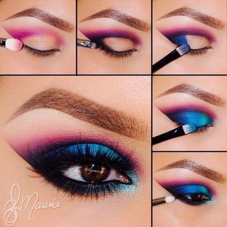 bright-blue-eye-makeup-tutorial-79_6 Helderblauwe oog make-up les