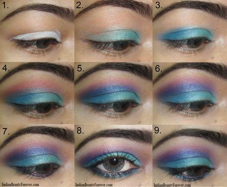 bright-blue-eye-makeup-tutorial-79_9 Helderblauwe oog make-up les