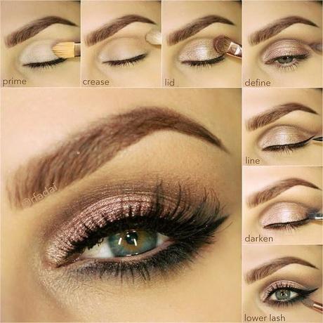 bronze-eye-makeup-step-by-step-23_4 Bronzen oog make-up stap voor stap