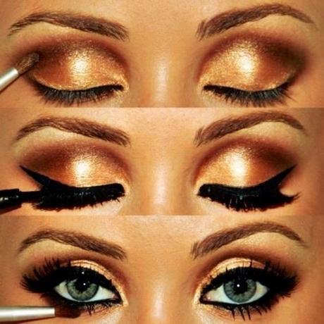 bronze-eye-makeup-step-by-step-23_9 Bronzen oog make-up stap voor stap