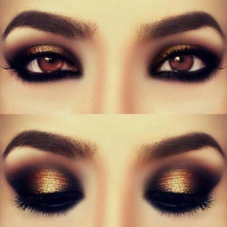 bronze-smokey-eye-makeup-tutorial-21_4 Bronze smokey eye make-up tutorial