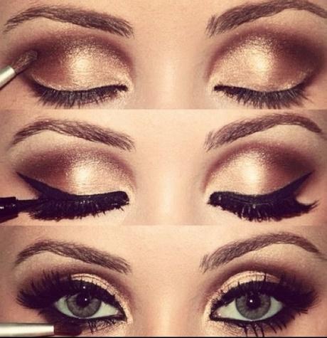 brown-eye-makeup-tutorial-for-prom-41 Brown eye make-up les voor het bal