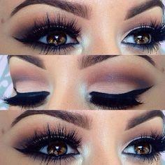 brown-eye-makeup-tutorial-for-prom-41_11 Brown eye make-up les voor het bal