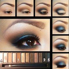 brown-eyes-blue-makeup-tutorial-90_2 Bruine ogen blauwe make-up les