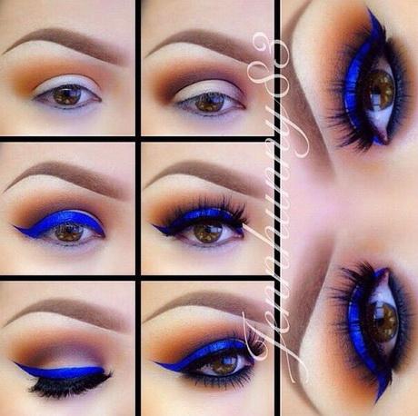 brown-eyes-blue-makeup-tutorial-90_3 Bruine ogen blauwe make-up les