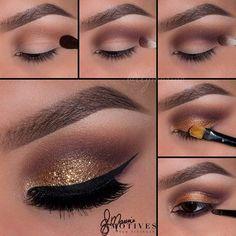 brown-smokey-eye-makeup-step-by-step-01_8 Bruine smokey eye make-up stap voor stap