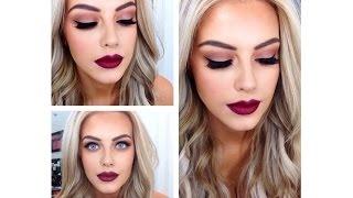 burgundy-lips-makeup-tutorial-70_10 Burgundy lips make-up les