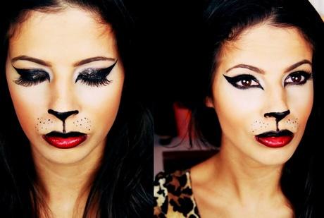 cat-eye-costume-makeup-tutorial-75_6 Cat eye make-up les