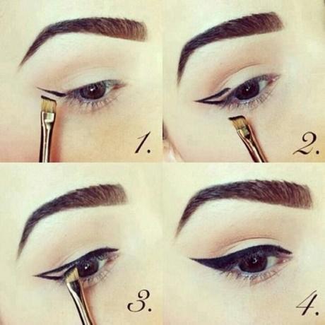 cat-eye-makeup-tutorial-for-beginners-44_10 Cat eye make-up les voor beginners