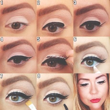 cat-eye-makeup-tutorial-for-beginners-44_11 Cat eye make-up les voor beginners