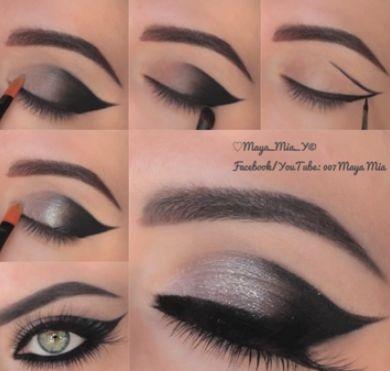 cat-eye-makeup-tutorial-for-beginners-44_4 Cat eye make-up les voor beginners