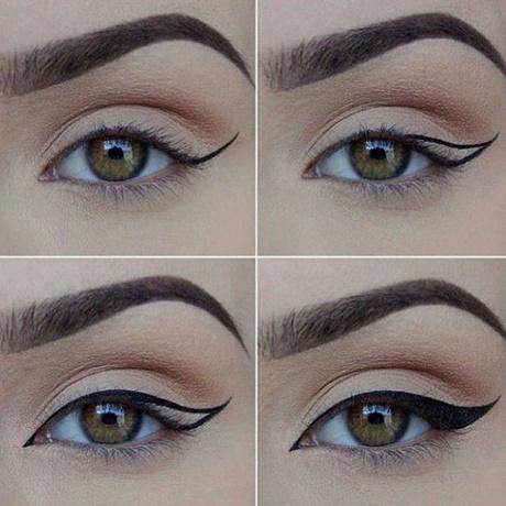 cat-eye-makeup-tutorial-for-beginners-44_7 Cat eye make-up les voor beginners