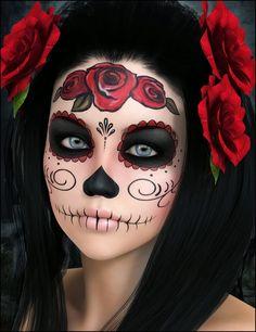 catrina-makeup-step-by-step-66_4 Catrina make-up stap voor stap