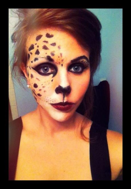 cheetah-face-makeup-step-by-step-01_8 Cheetah gezicht make-up stap voor stap