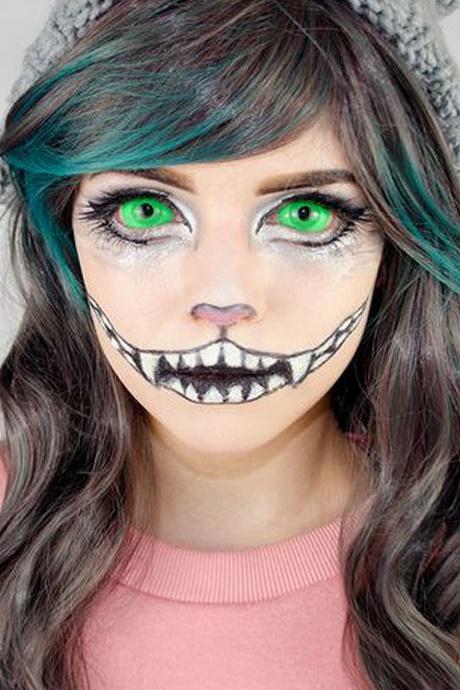 cheshire-cat-smile-makeup-tutorial-64 Cheshire Cat smile make-up les