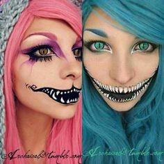 cheshire-cat-smile-makeup-tutorial-64_11 Cheshire Cat smile make-up les
